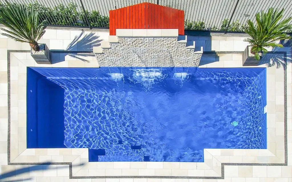 Leisure Pools Steamboatoffers the full range fiberglass pool colors